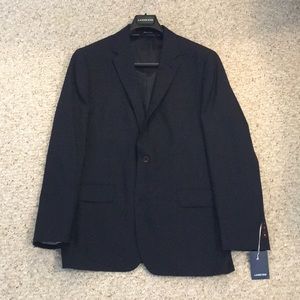 Lands End tailored fit navy blazer 42R.